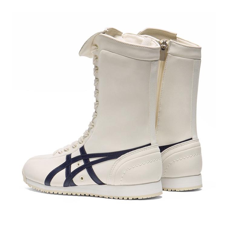 ONITSUKA TIGER Mexico 66 Боксерский тренд Прочные высокие лайфстайл кроссовки Унисекс кроссовки Бело-синие 1183C454-100