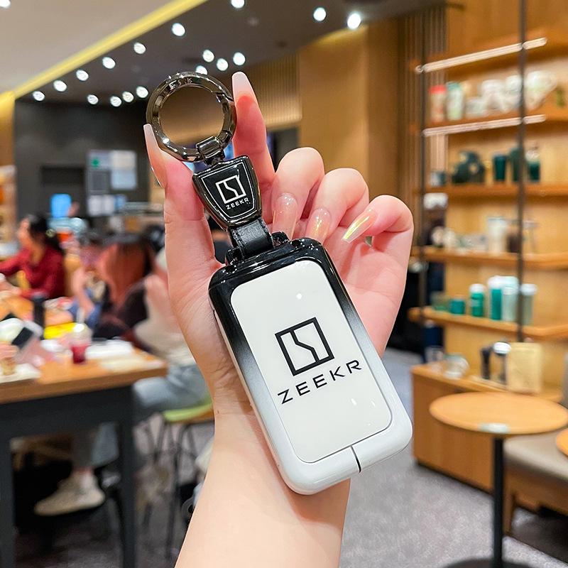 Чехол для ключей Zeekr 9X: Max, Ultra, Hyper, Obsidian Новая версия Автомобильная сумка Пряжка Ракушка.