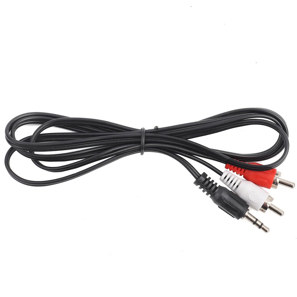 3.5mm Stereo O Male Interface To 2 for RCA Female Cable Plug Male To for RCA Female Adapter