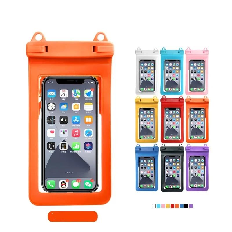 Универсальный водонепроницаемый чехол для мобильного телефона, сумки из ПВХ для дайвинга и серфинга, 7,5-дюймовый водонепроницаемый чехол для телефона, сухая сумка для подводного плавания
