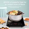 Electric Magnetic Induction Cooker Household Waterproof Small Hot Pot Heating Stove Touchpad Timing Stir-fry Dish Cooking Oven