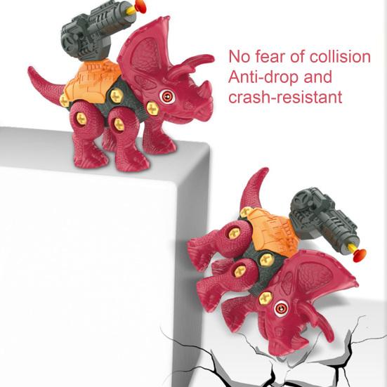 1 набор для обучения навыкам взаимодействия родителей и детей, экологичный, с отверткой, для детей, сделай сам, собирай модель динозавра, игрушки, собранные игрушки