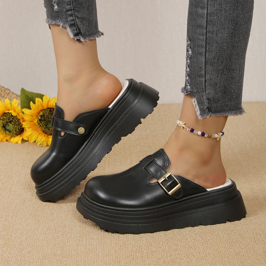 Женские тапочки на платформе, роскошные закрытые носки, женские, новые, плоские, мягкие, дизайнерские, римские, лаконичные, сандалии, модная, женская, уличная обувь