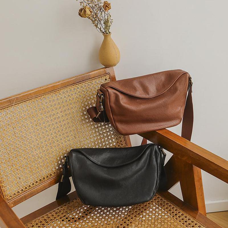 Johnature Простые однотонные женские сумки-хобо из натуральной кожи, повседневные сумки на плечо и через плечо из натуральной мягкой натуральной яловой кожи