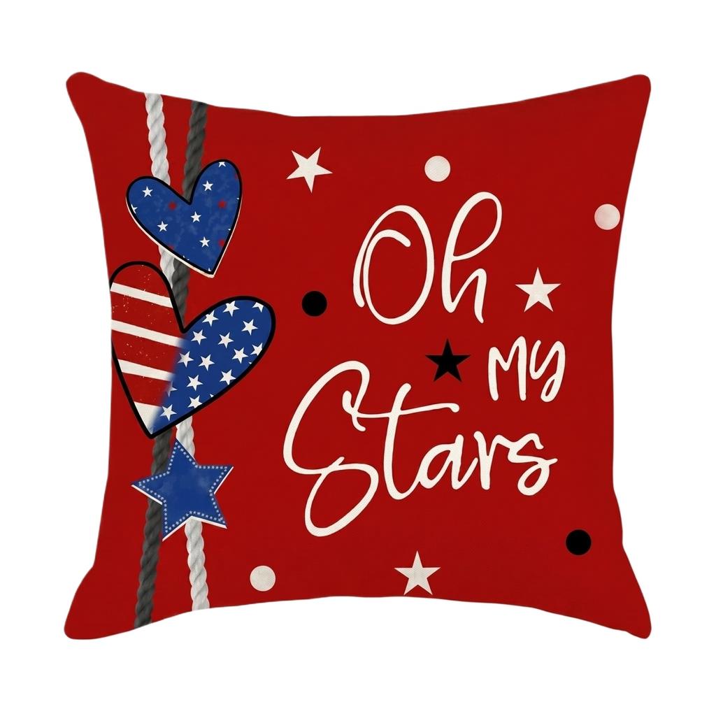 Independence Day Cover Linen Waist Case For Car Bedroom Living Room And Window