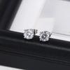 2 Carat 8.0mm D Color Stud Earrings For Women Top Quality 100% Sterling Silver Sparkling Wedding Jewelry