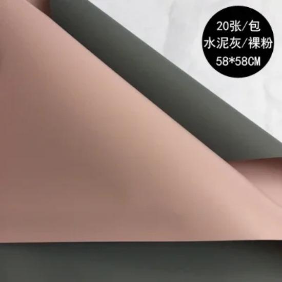 20 шт. водонепроницаемая 2 цвета оберточная бумага для цветов розы в корейском стиле толстая подарочная оберточная бумага для цветов флориста