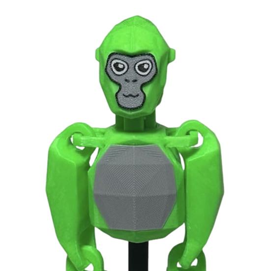 6-Inch Gorilla Toy with Stand 3D Printed Movable Joints Geometric Orangutan Desk Toy Decoration Ornament Gamers Collectors Gift