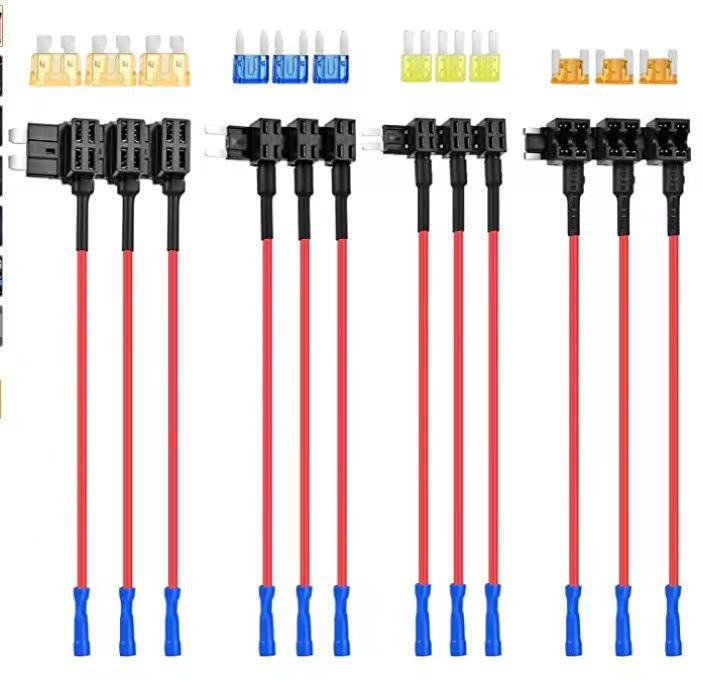 Набор из 10-ти предметов, популярный трансграничный автомобильный блок предохранителей: Средний, Маленький, Микро, Мини ATC/MINI