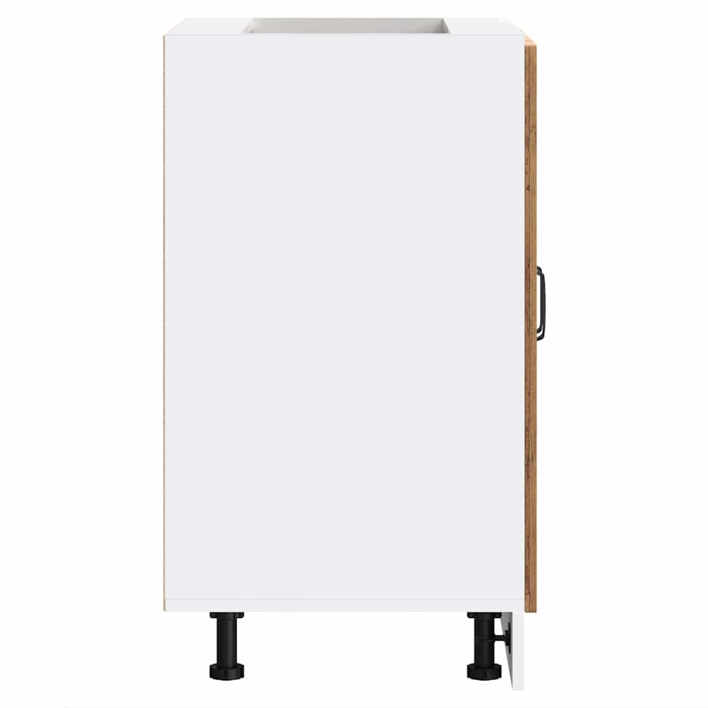 Vidaxl Szafka Pod Zlewozmywak, Kalmar, Stare Drewno, 60X46X81,5 Cm