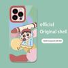 Прозрачный чехол с рисунком Crayon Shinchan для Apple 11/Pro/ProMax и iPhone XS/15 Pro