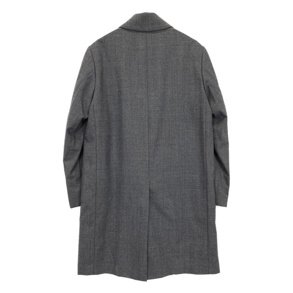 MACKINTOSH PHILOSOPHY H1C15-243-08 Серое шерстяное пальто с воротником стойка 38 серыйБ/у