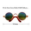 Accessories Mini Plush Doll Glasses Clothes Plush Doll Eyeglasses Cute Round Frame For 10cm Dolls