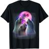 3 Seals Howling At The Moon Funny Seal Sea Lion Animal Lover T-Shirt