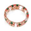 Hand Ring Cartoon Fruit Acrylic Bangle Exaggerated Wide Bracelet  Jewelry Accessories