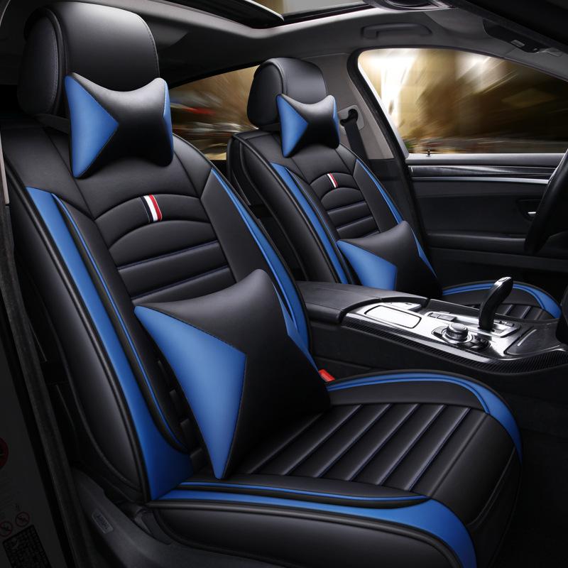 5 мест Универсальный чехол для автомобильного сиденья Водонепроницаемый 5 шт. Чехол для автомобильного сиденья Универсальная зимняя подушка для автокресла