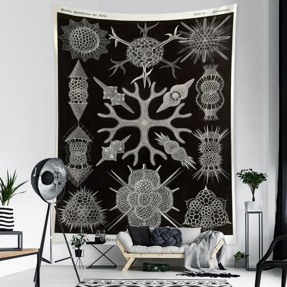 Пример морской жизни, картина, гобелен, настенная карта Таро, хиппи, богемный стиль, психоделическое искусство, домашний декор