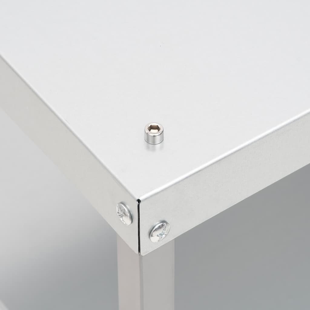 Smoker with Table Galvanized Steel