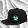 Каждый день - День Земли Кепка-snapback с графикой в виде сердца Полиэстер Унисекс Повседневная Регулируемая Шляпа с плоским козырьком