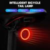 X-TIGER Sensor Brake Light Dual Bracket Smart Bike Tail Light Waterproof LED Super Bright Bicycle Safety Warning Lights