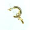 Great LOUIS VUITTON Pierce Pierce Hoops - LV Iconic gold metal Women M01732 Used