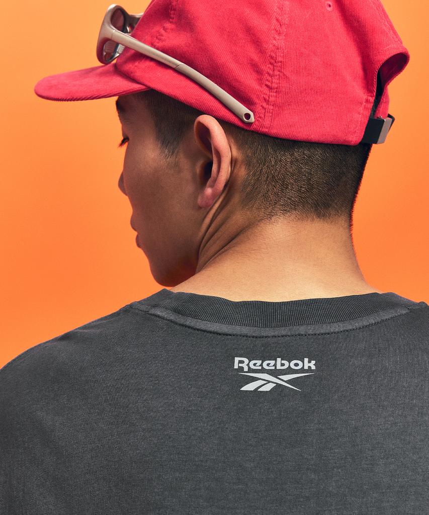 Reebok Векторная двуцветная бейсболка - Белая:красный