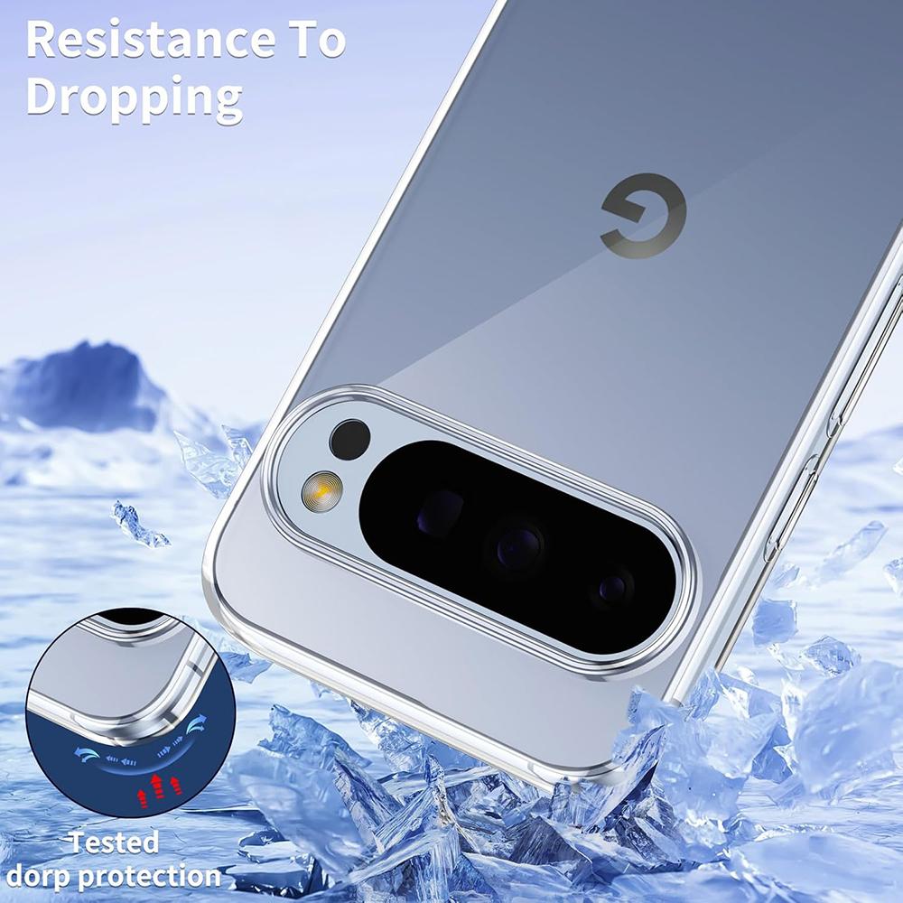 Ультратонкий прозрачный мягкий силиконовый чехол для Google Pixel 10 10A 9 9A ProXL 8 8A 7 7A 6 6A Pro XL Прозрачная тонкая защитная крышка Coque