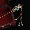 Ювелирные изделия Аксессуары для девочек Кристалл Кисточка Жемчуг Скипетр Палочка для еды Головной убор Заколка для волос Палочки для волос