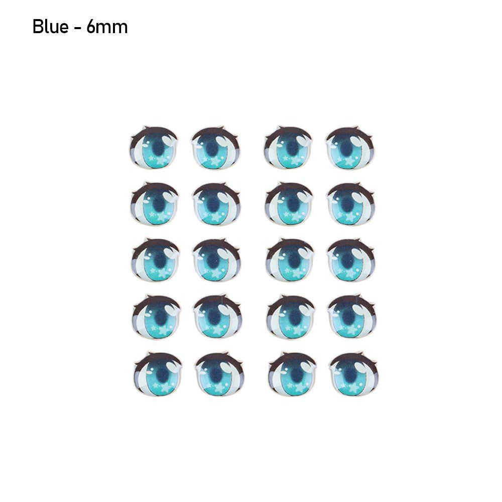 Stars Yellow/Pink/Blue Face Organ Paster Cartoon Eyes Stickers Anime Figurine Doll Eye Chips Paper
