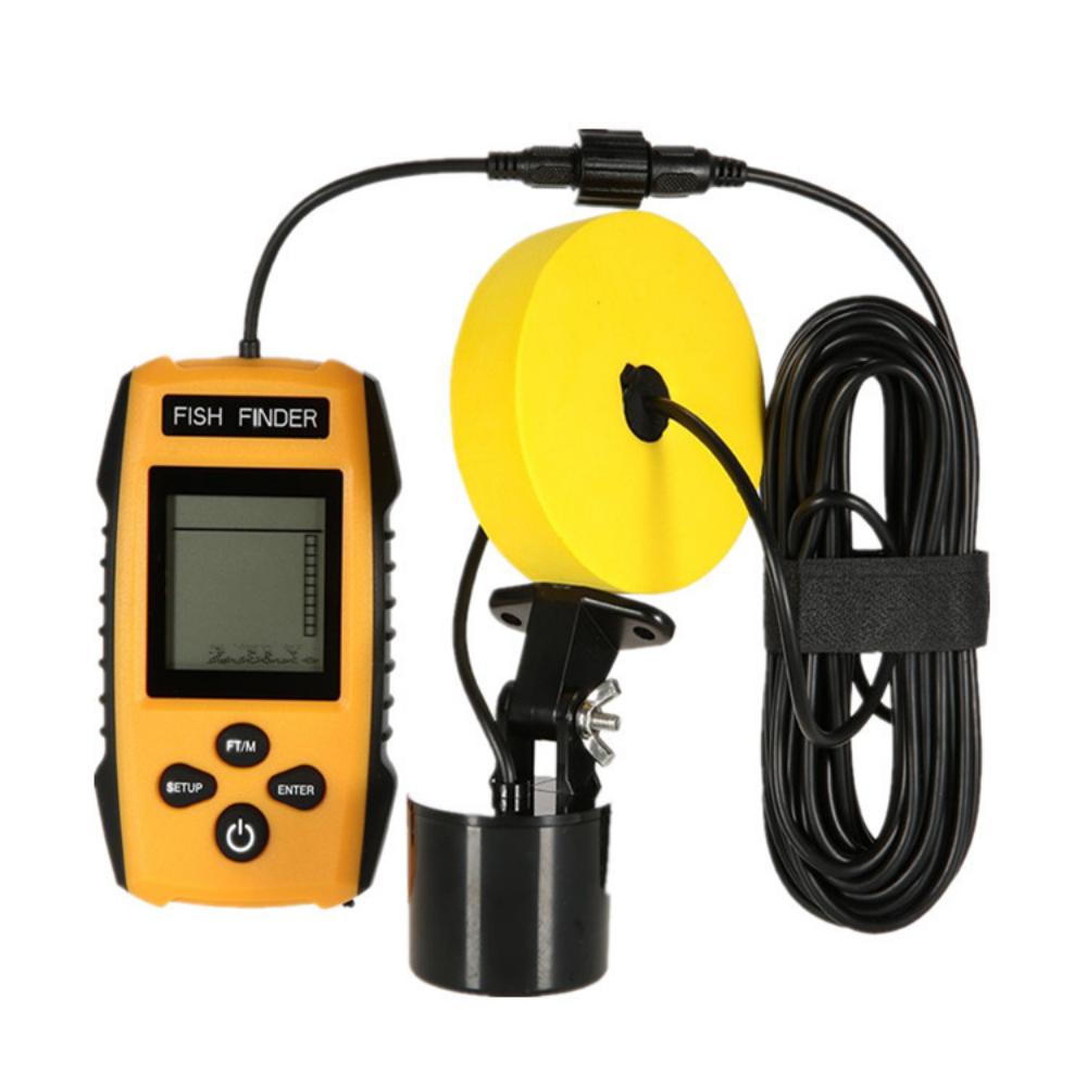 Portable Fish Finder Ice Fishing Sonar Sounder Alarm Transducer Fishfinder 0.7-100m Fishing Echo Ice Fishing Tackle Accessories