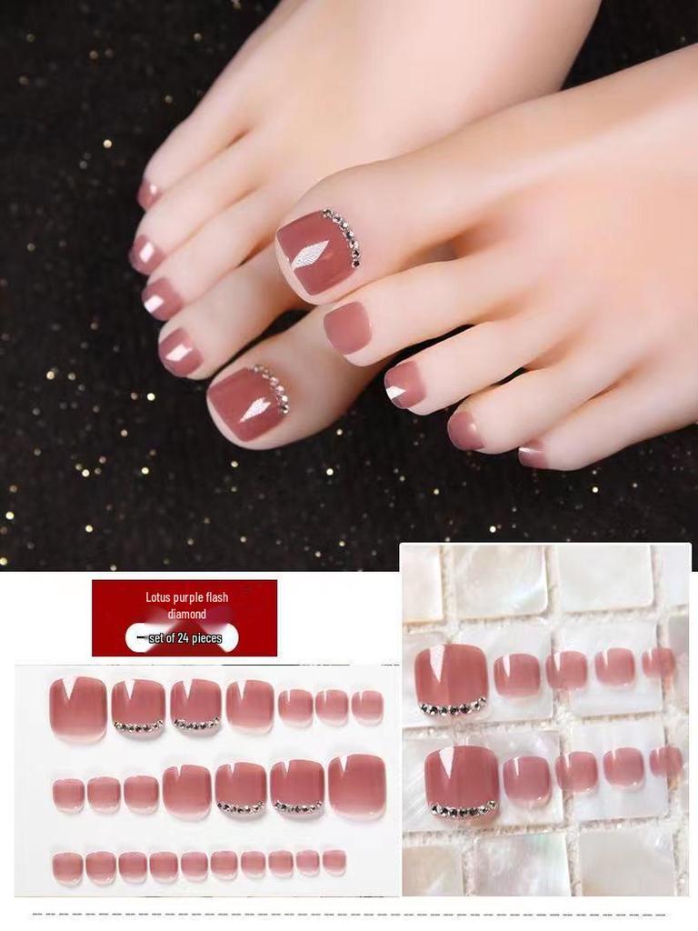 Press-On Toenail Art: Finished Nail Pieces and Wearable Patches