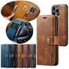 Съемный чехол-кошелек 2 в 1 из кожи для For Iphone 16 Plus Pro Max 11 12 13 14 15 Магнитная книжка Ударопрочный Слот для карт Чехол для телефона