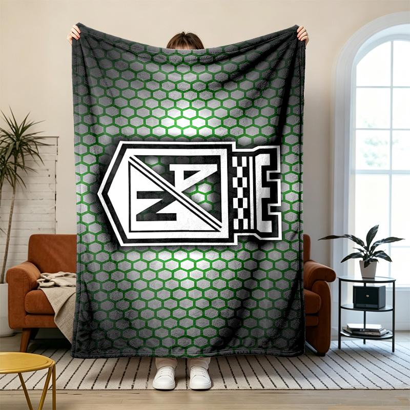 Atletico Nacional Soft and comfortable flannel Suitable for sofas living rooms outdoor camping travel and also makes a great anniversary gift