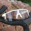 Outdoor Photochromic Cycling Glasses UV Protection Windproof Lightweight Men Women Running Mountain Bike Sports Goggles Eyewear