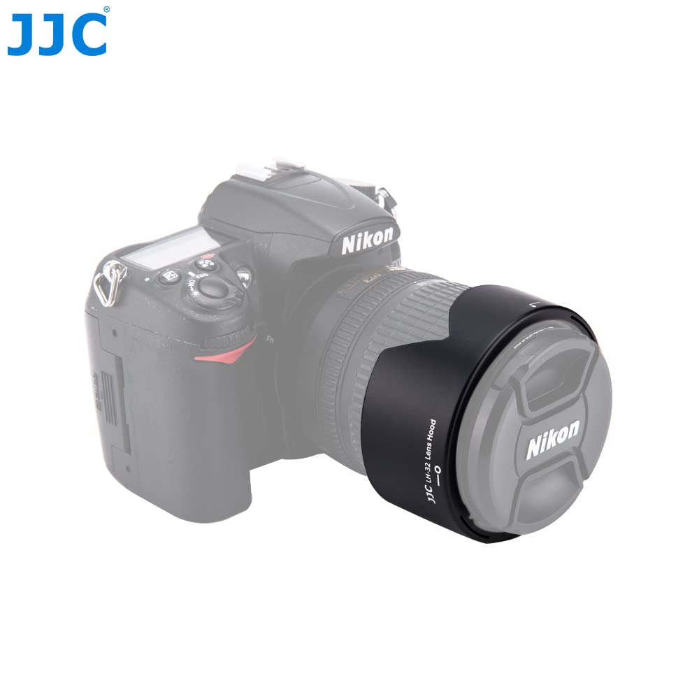 JJC Reversible Lens Hood Compatible with Nikon DX NIKKOR ED VR ED VR DX DX HB-32 AF-S 18-105mm f/3.5-5.6G / 18-140mm f/3.5-5.6G & AF-S Zoom-Nikkor