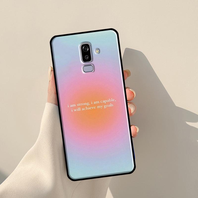 Чехол Ins Style Spiritual Angel Energy Hippie для Samsung Galaxy J4 J6 Plus 2018 A6 A7 A8 A9 J8 J1 2016 A3 A5 J3 J7 J5 2017