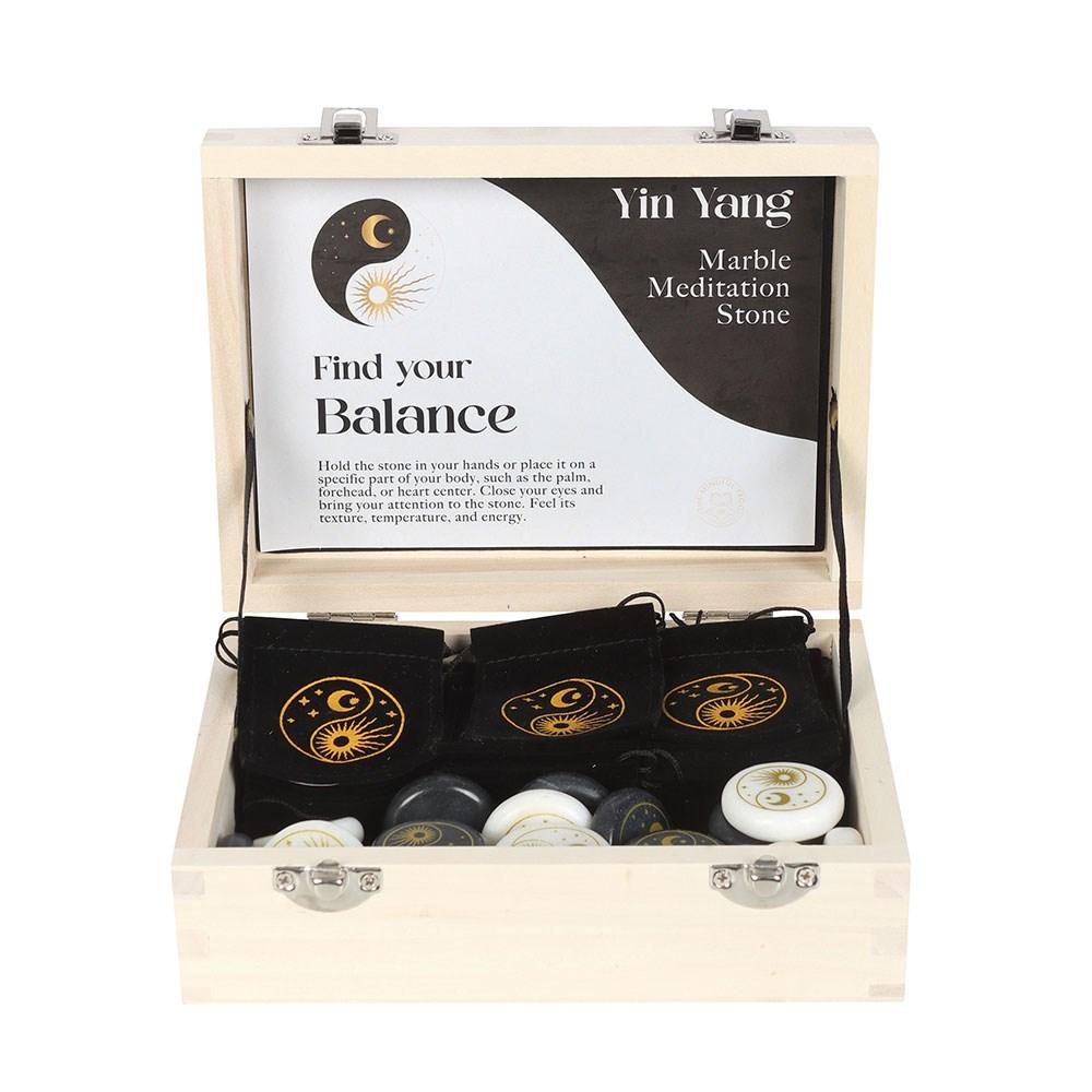 Something Different Yin Yang Meditation Stone (Pack of 24)