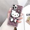JZ3 Love Hello Kitty Прозрачный чехол для Samsung A04 A14 A23 M33 M53 Realme 10 9 C35 C55 VIVO Y02 X80 Infinix Hot 30 Note 11 Tecno Spark 8P Pro