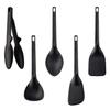 Kai Corporation KAI Kitchen Utensil Set of Dishwasher Easy To Stackable Kasanaru DE5778 5, Safe, Clean, Compact, Storage, Black,