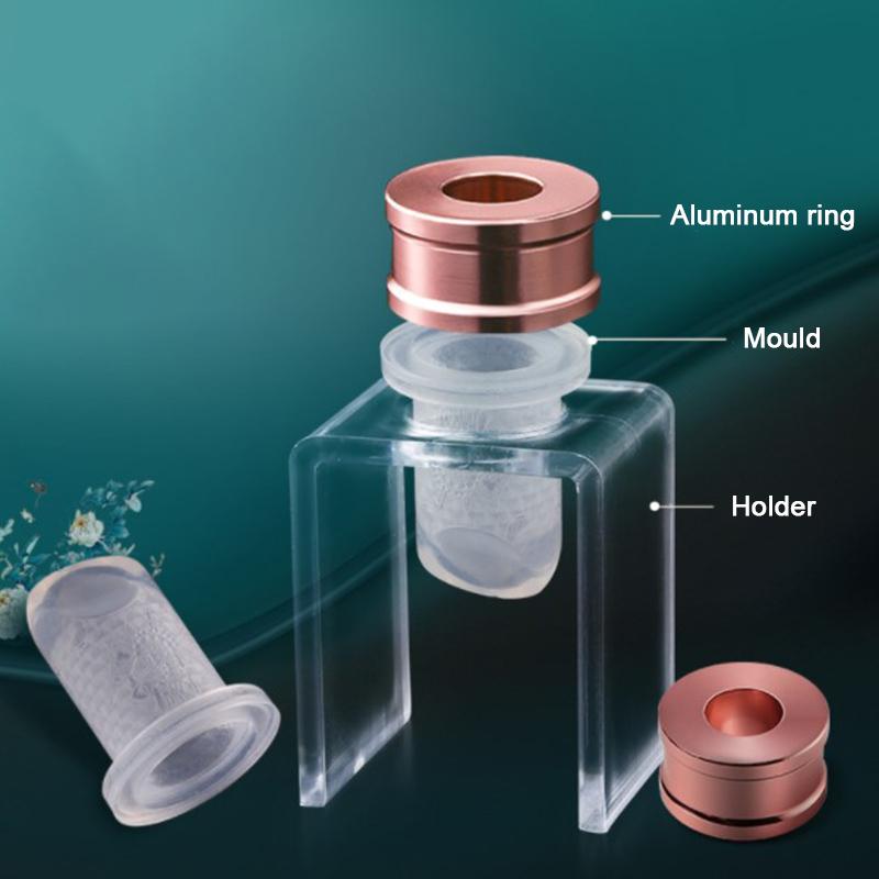 3 шт./компл. силиконовая форма для губной помады, алюминиевое кольцо, держатель для поделок, инструменты для рукоделия