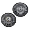 For Honda Compatible Lawn Mower Wheels for HRR216 HRS216 HRT216 8 Inch Diameter 2 Inch Wide with Gear and Clip Set