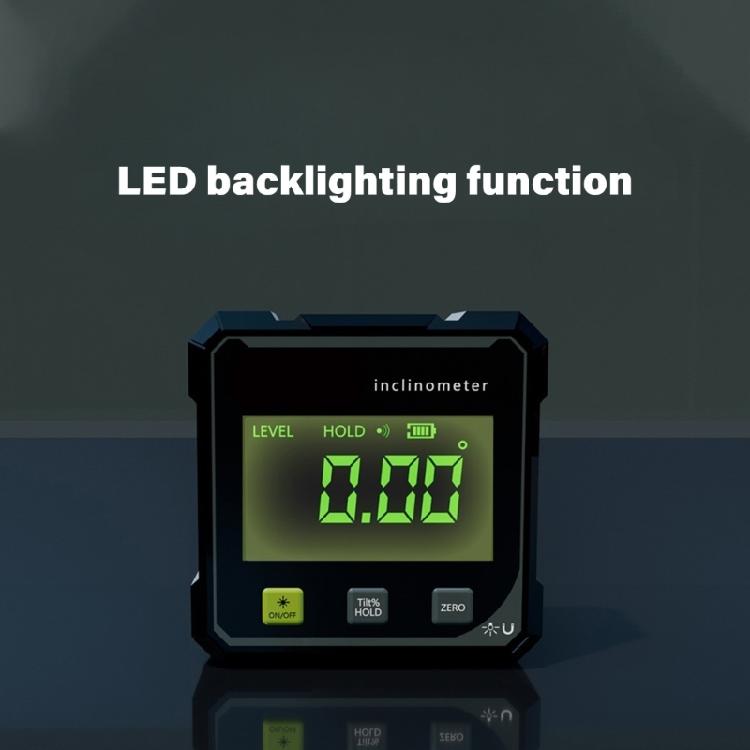 Магнитный инклинометр с разрешением 0,1° и портативным размером Цифровые угломеры для строительных проектов