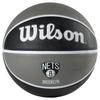 Wilson NBA Team Brooklyn Nets Ball, Unisex Black Basketball