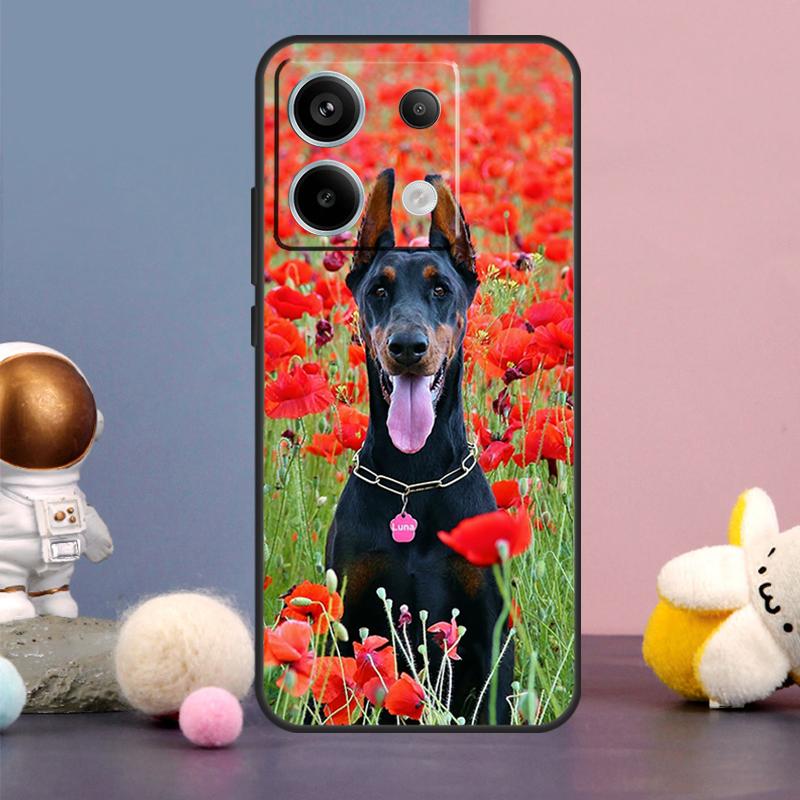 Dachshund Doberman Dog Case For Xiaomi Redmi Note 13 9 10 11 12 14 15 Pro Plus Redmi 15 15C 14C 10C 12C 13C Cover
