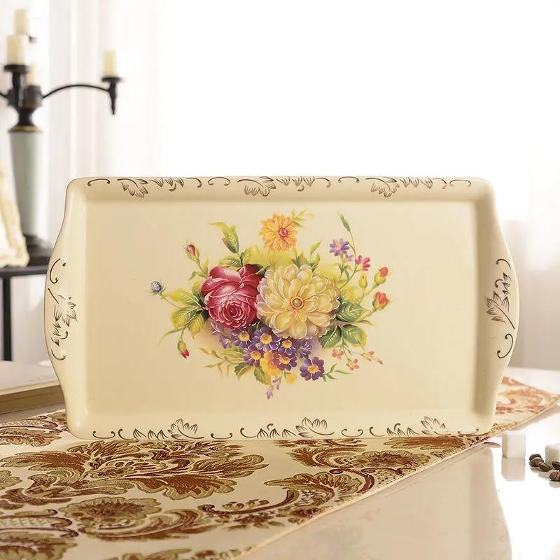 Розы Цветы Костяной фарфор Кофейный сервиз Британский фарфоровый чайный сервиз Керамический горшок Сливочник Сахарница Чайник для чаепития Кофейная чашка Кружка Кофе