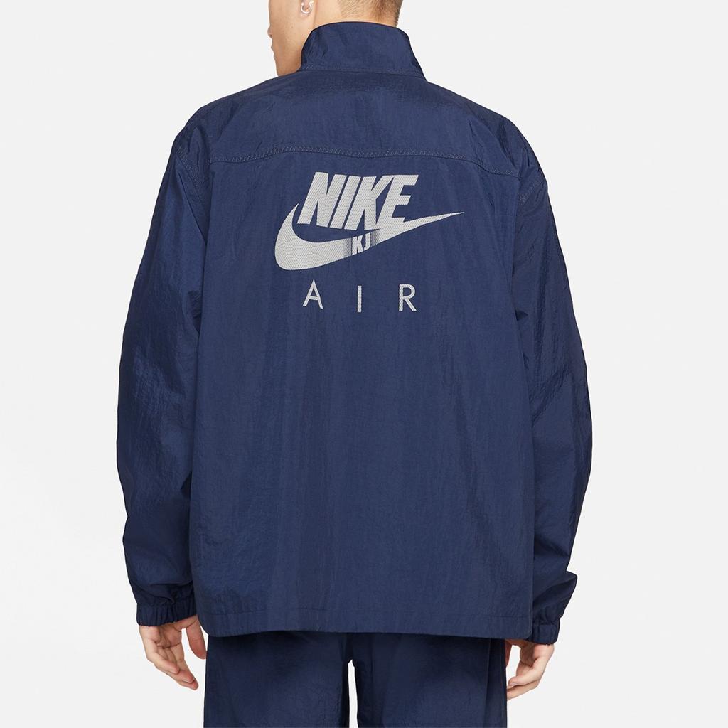 Nike Air x Kim Jones Double-Sided Windproof Reflective Logo Jacket Unisex Blue/White DC9985-100
