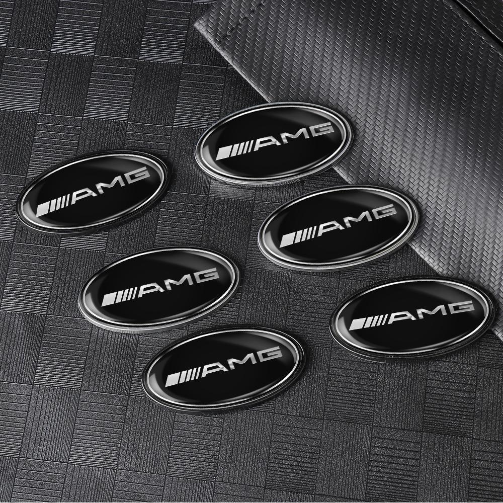 MITV3 Car Door Side Aluminum Emblem Rearview Mirror Trunk Stickers For Mercedes Benz AMG W212 W204 W211 W213 W210 W124 C180 C200 C300