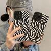 Wrinkle NEW Zebra Stripe Phone Case For iPhone 14 13 15 Pro Max 7 8 Plus X XR XS 11 12 Mini Soft Silicone Shockproof Full Cover