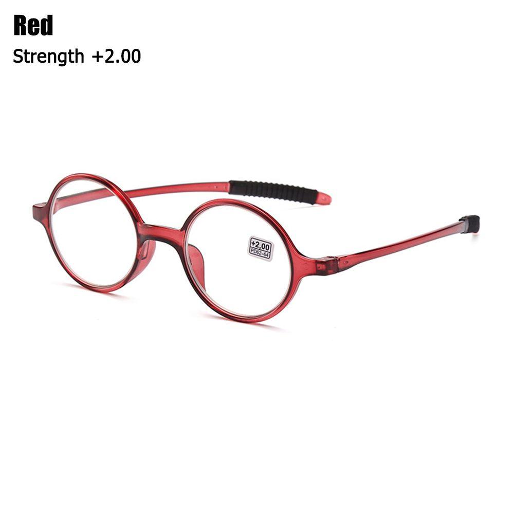Men Vision Care Round Frame Reading Glasses Presbyopic Eyeglasses Ultralight Far Sight Eyewear
