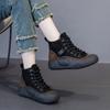 Короткие сапоги Высокие туфли Ретро Повседневные одинарные сапоги